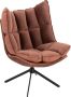 J-Line stoel Relax Kussen Op Frame textiel metaal roest bruin - Thumbnail 2