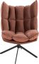 J-Line stoel Relax Kussen Op Frame textiel metaal roest bruin - Thumbnail 1