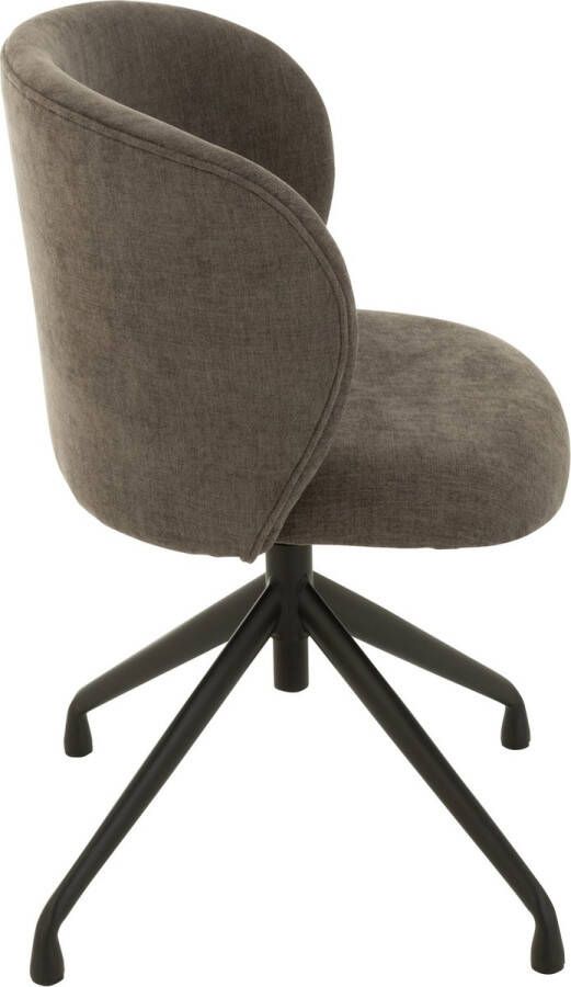 J-Line Stoel Turn Up Down Textiel Donker Grijs - Foto 2