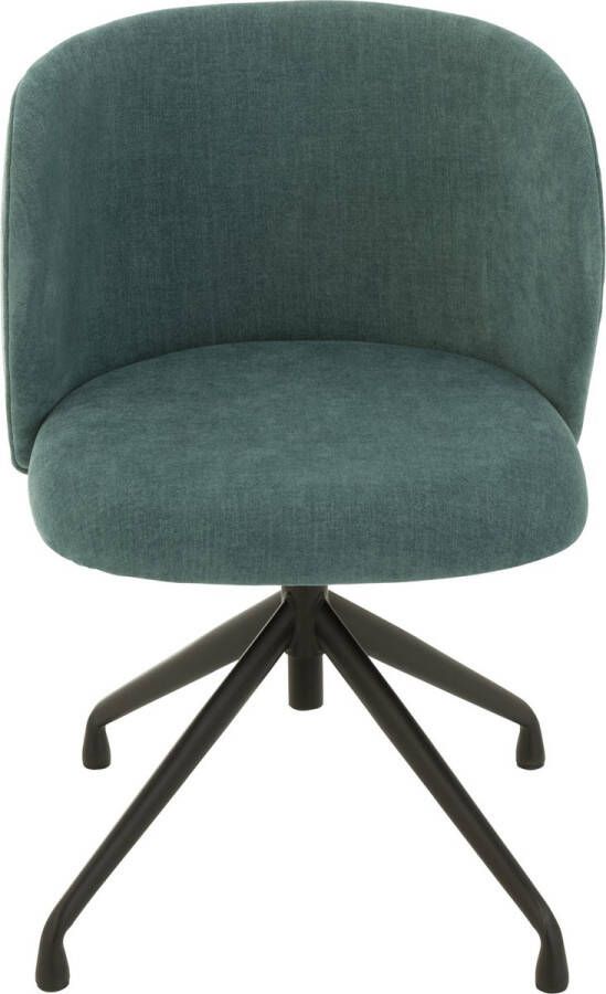 J-Line Stoel Turn Up Down Textiel Water Groen