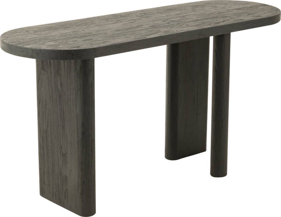 J-Line tafel Teak hout zwart