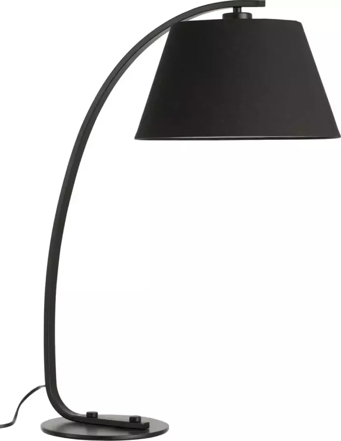 J-Line Tafellamp Boog Metaal Zwart