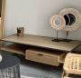 J-Line TV kast 1 lade hout & metaal naturel woonaccessoires - Thumbnail 2