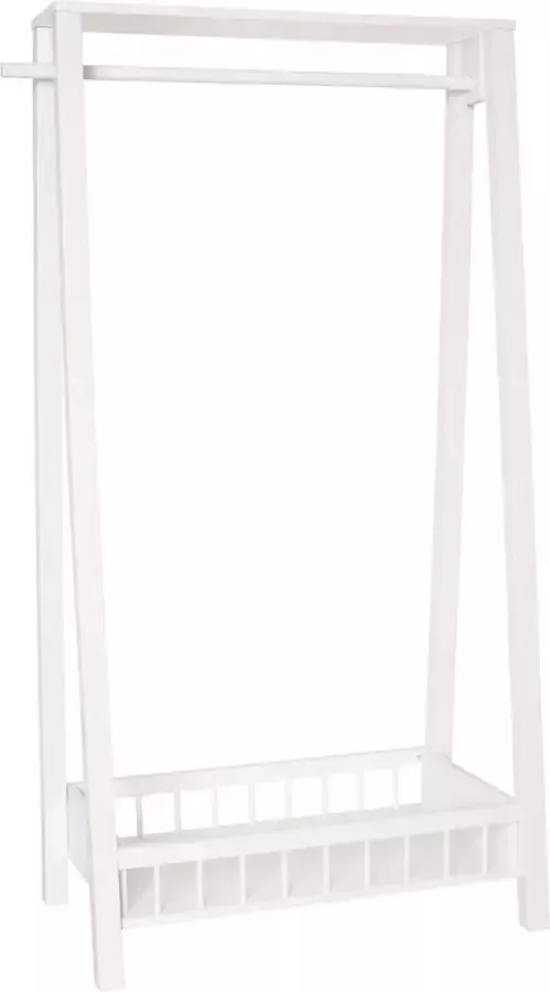 Jabadabado Houten Kledingrek Wit