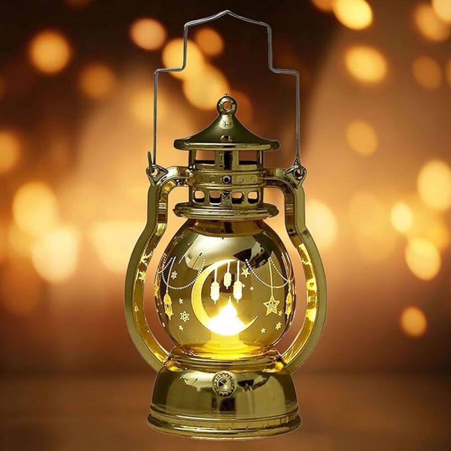 Jacer Ramadan decoratieve lantaarn vintage lantaarn decoratie ramadan decoratieve lamp set Ramadan Kareem decoratie lantaarn ramadan lantaarn Eid Mubarak decoratie maan ster lantaarn ramadan [Energieklasse E]