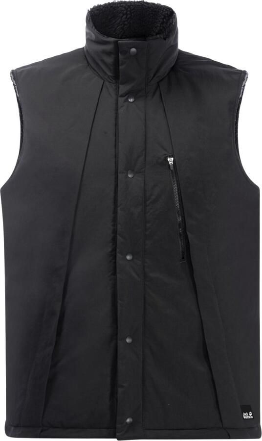 Jack Wolfskin Alex Vest M 1307421-6350 Mannen Zwart Mouwloos maat: XXL