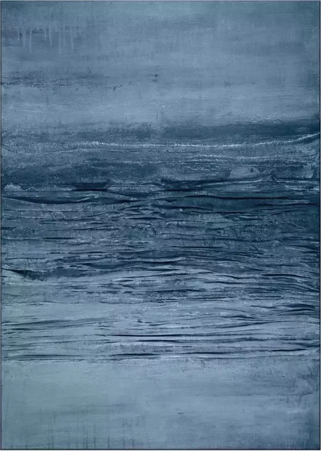 Jackie And The Fish Sun & Surf Wave and Sea Vloerkleed 170x240 Rechthoek Laagpolig Tapijt Modern Blauw - Foto 1