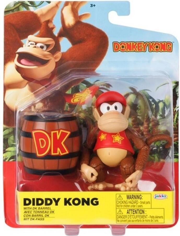 Jakks Donkey Kong Diddy Kong Figure