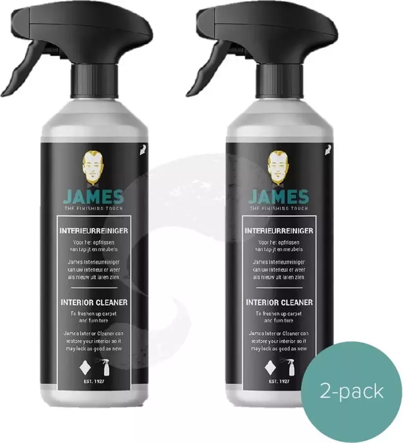 James interieur reiniger reinigingsmiddel voor tapijt karpet en autostoel 2 pack - Foto 2