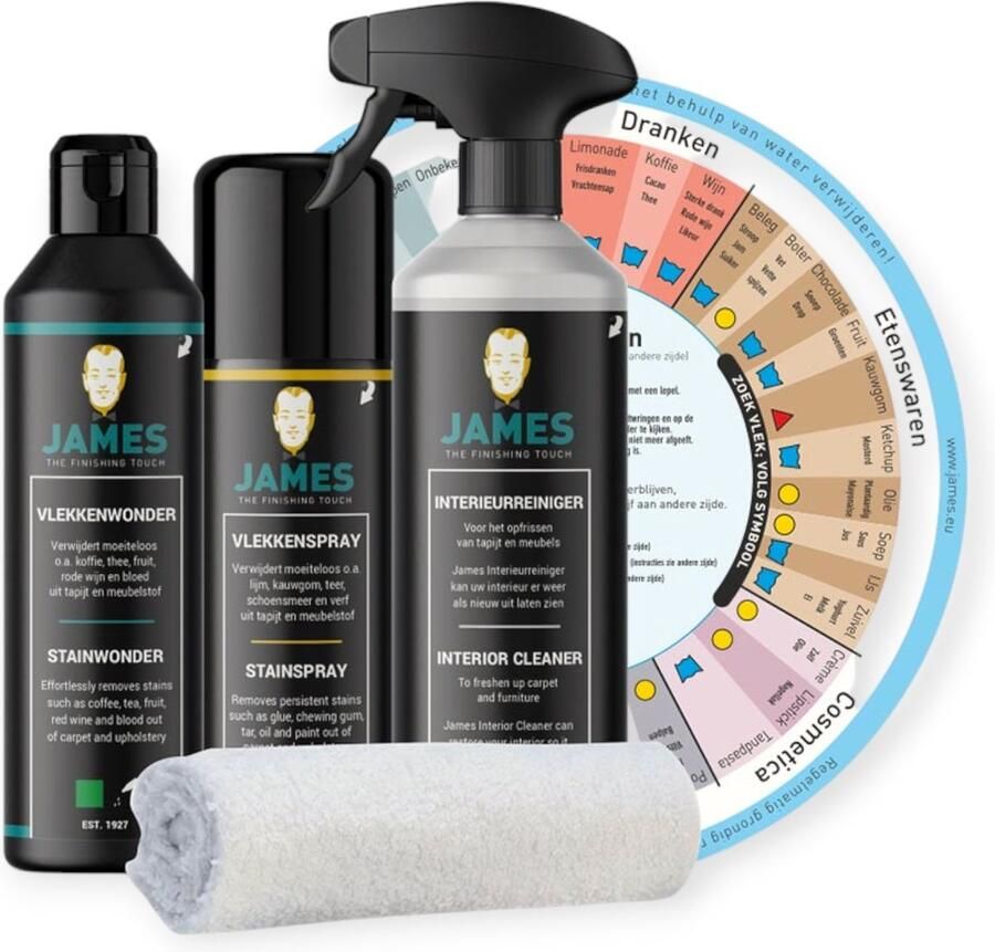 James B.V. James Textiel Set voor tapijt en meubelstof