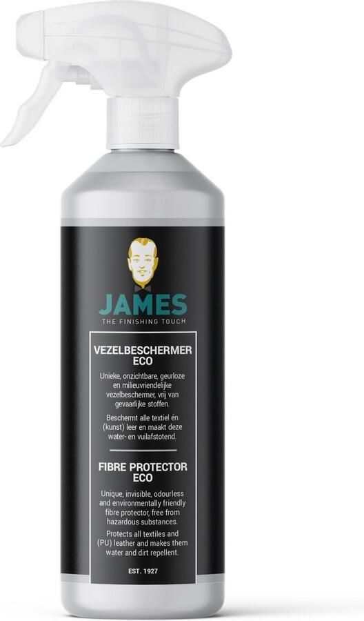 James textiel beschermer impregneer spray ECO 500ml Geurloos Milieuvriendelijk - Foto 2