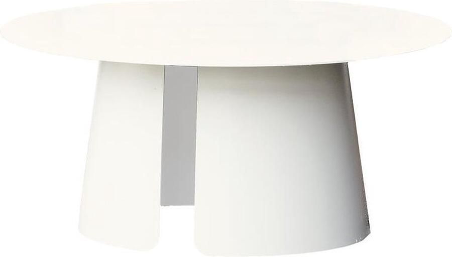 Jan Kurtz Feel bijzettafel wit Ø 80 cm