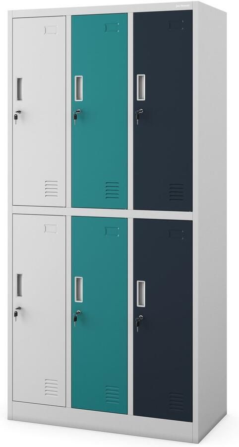 JAN NOWAK Metalen Kledingkast IGOR Kledingkast Multikleur