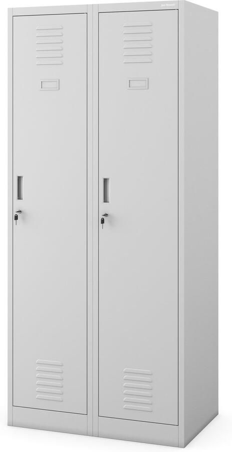 JAN NOWAK Metalen Kledingkast KACPER Kledingkast Grijs