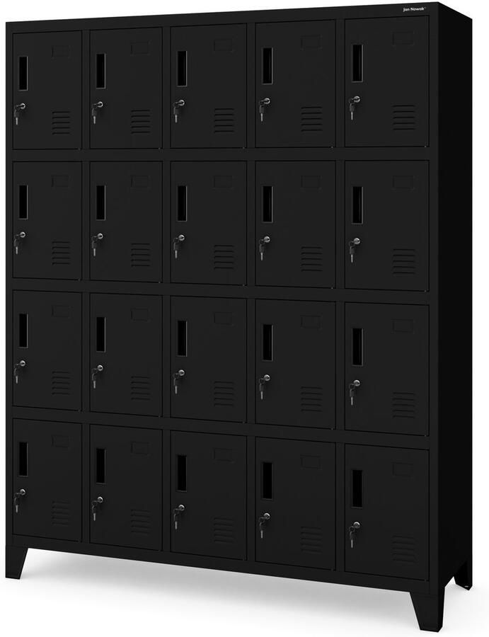 JAN NOWAK Metalen Kledingkast ROBERT Zwembadsysteem Zwart