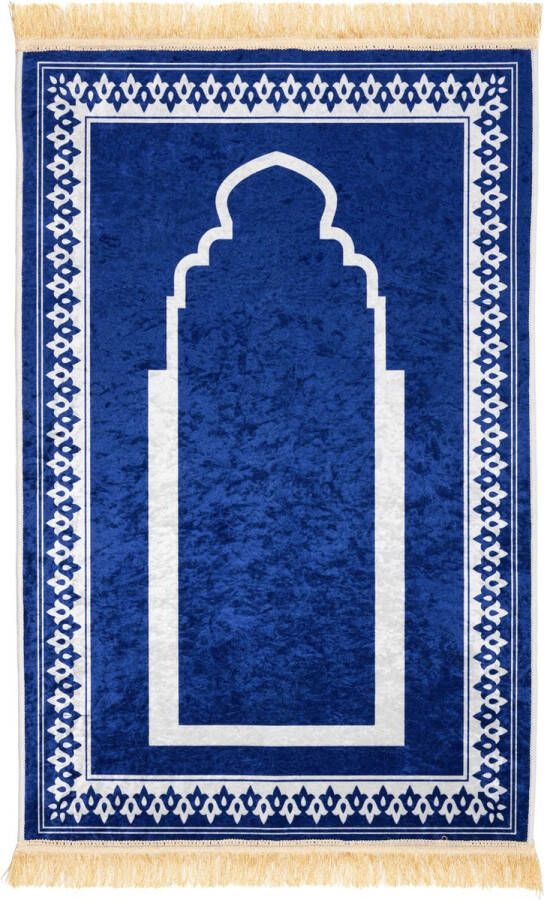 Jannah Islamitisch Gebedskleed Gebed Kleed Gebedskleed Islam Gebedsmat Kleed Ramadan Eid Muburak 80 x 120 cm