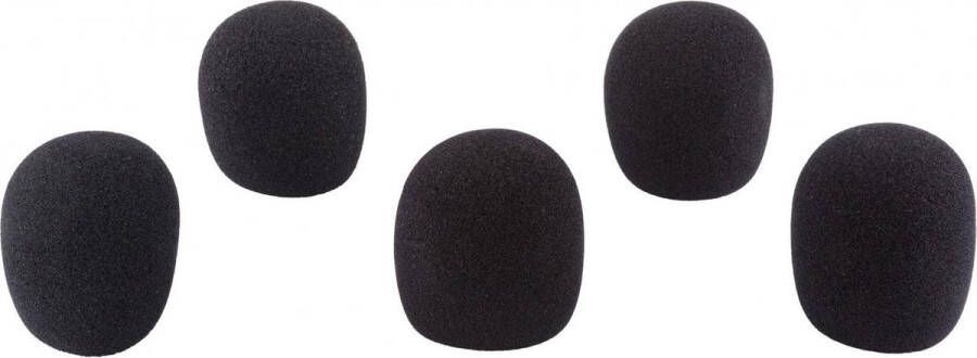 JB Systems Plopkap windscherm set 5 stuks zwart