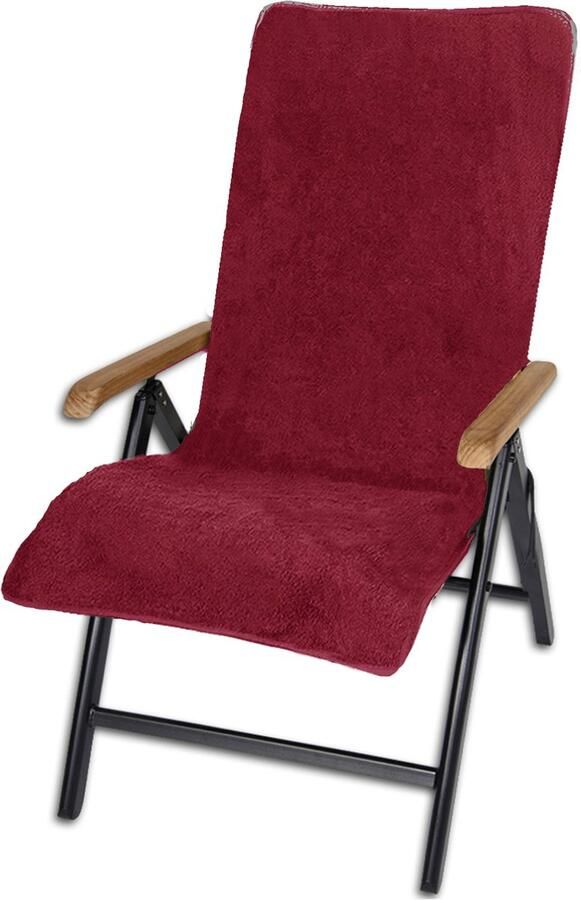 JEMIDI badstof overtrek voor tuinstoelen Handdoek 100% katoen Handdoek voor tuin- of campingstoeltjes 130 x 60 cm
