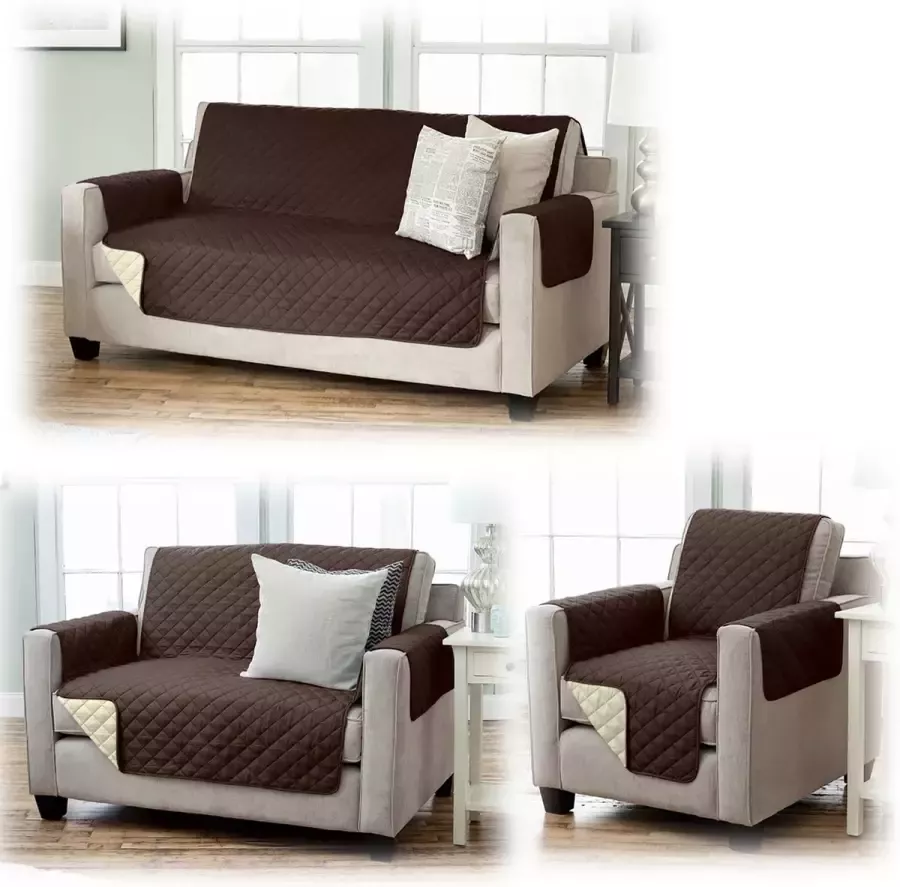 JEMIDI Stoelbeschermer Hoes Stoelbeschermer Hoes in grote kwaliteit Stoelbeschermer Sofa hoes Sofa hoes Sofa Zwart Maat 191x224 - Foto 2