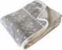 JEMIDI XXL warme fleece deken Knuffeldeken voor op de bank 150 x 200 cm Wasbaar Lichtgrijs - Thumbnail 1