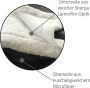 JEMIDI XXL warme fleece deken Knuffeldeken voor op de bank 150 x 200 cm Wasbaar Taupe - Thumbnail 2