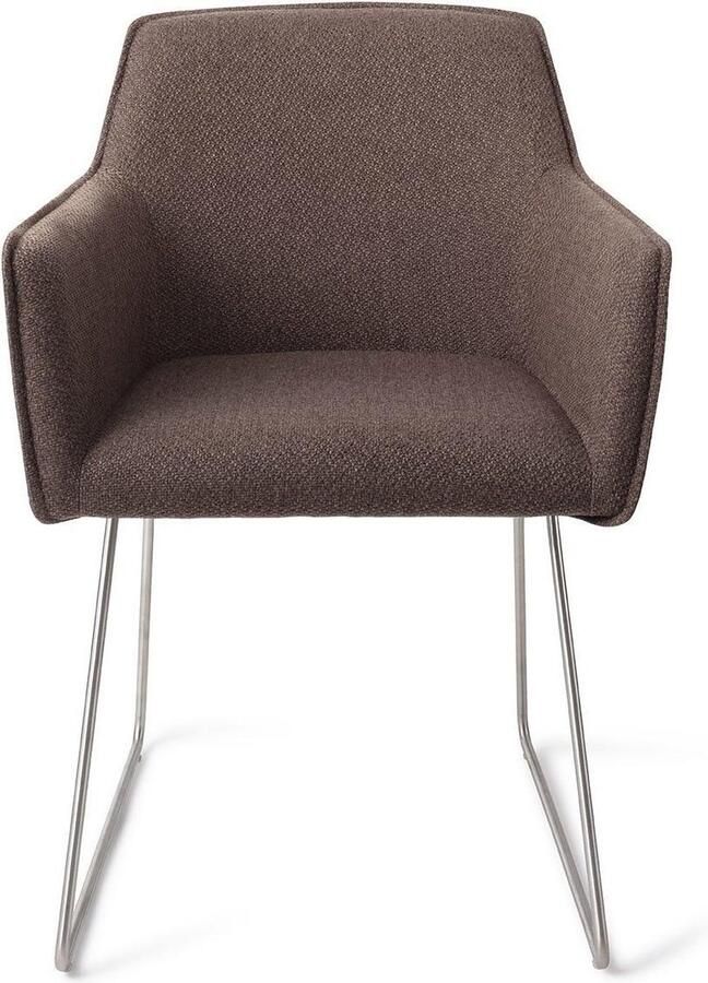 Jesper Home Hofu Eetkamerstoel Potter's Clay Slide steel