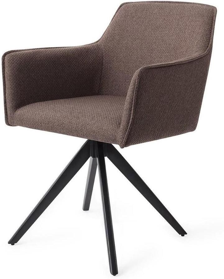 Jesper Home Eetkamerstoel Hofu Turn Black Draaibaar Potters Clay