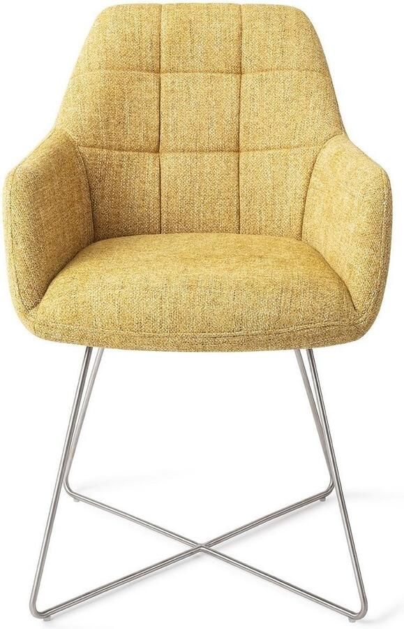 Jesper Home Noto Eetkamerstoel Bumble Bee Cross steel