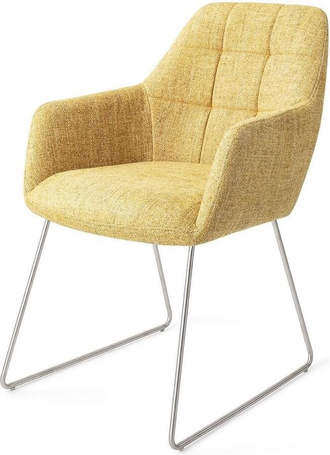 Jesper Home Noto Eetkamerstoel Biscuit Beach Slide steel