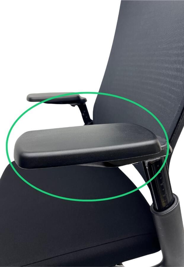 Jetchair Armleuning Armpad geschikt voor Ahrend 2020 Armleuningen Geschikt voor bureaustoel Ahrend 2020 Opdek Nieuw 1 Stuk