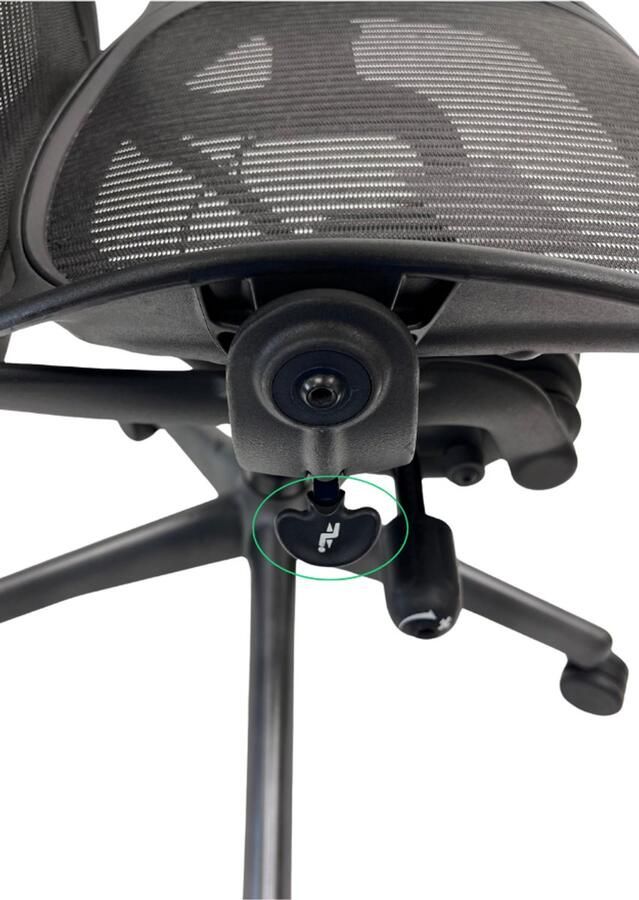Jetchair Knop zithoogte geschikt voor Herman Miller Aeron vervangende knop geschikt voor Herman Miller Aeron Nieuw 1 stuk Bureaustoel onderdeel