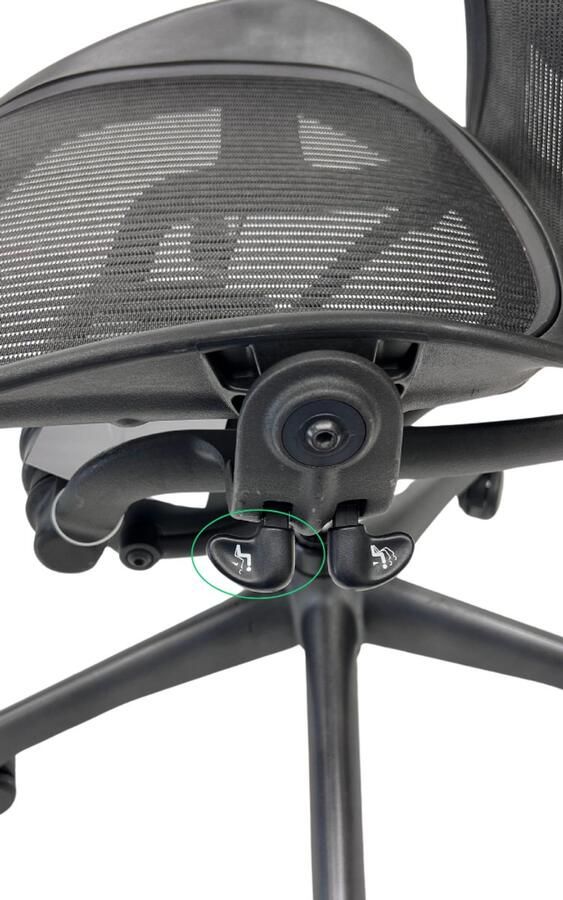 Jetchair knop zitneig geschikt voor Herman Miller Aeron vervangende knop geschikt voor Herman Miller Aeron Nieuw 1 stuk Bureaustoel onderdeel