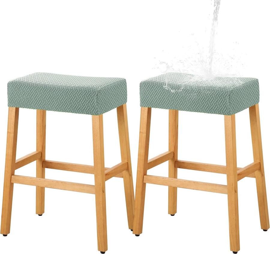 JGS Beschermende en Comfortabele Stoelhoezen voor Barkrukken en Eetkamerstoelen Waterafstotend en Wasbaar