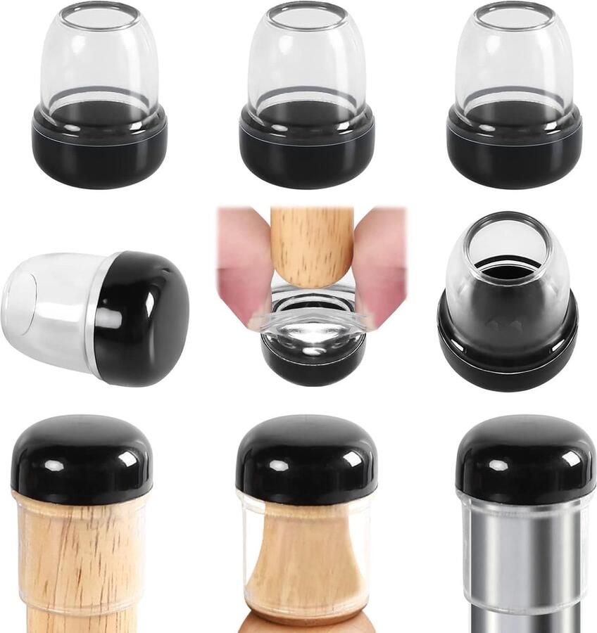 JGS Beschermende Stoelpootdoppen voor Tapijt en Harde Vloeren Set van 24 Stuks