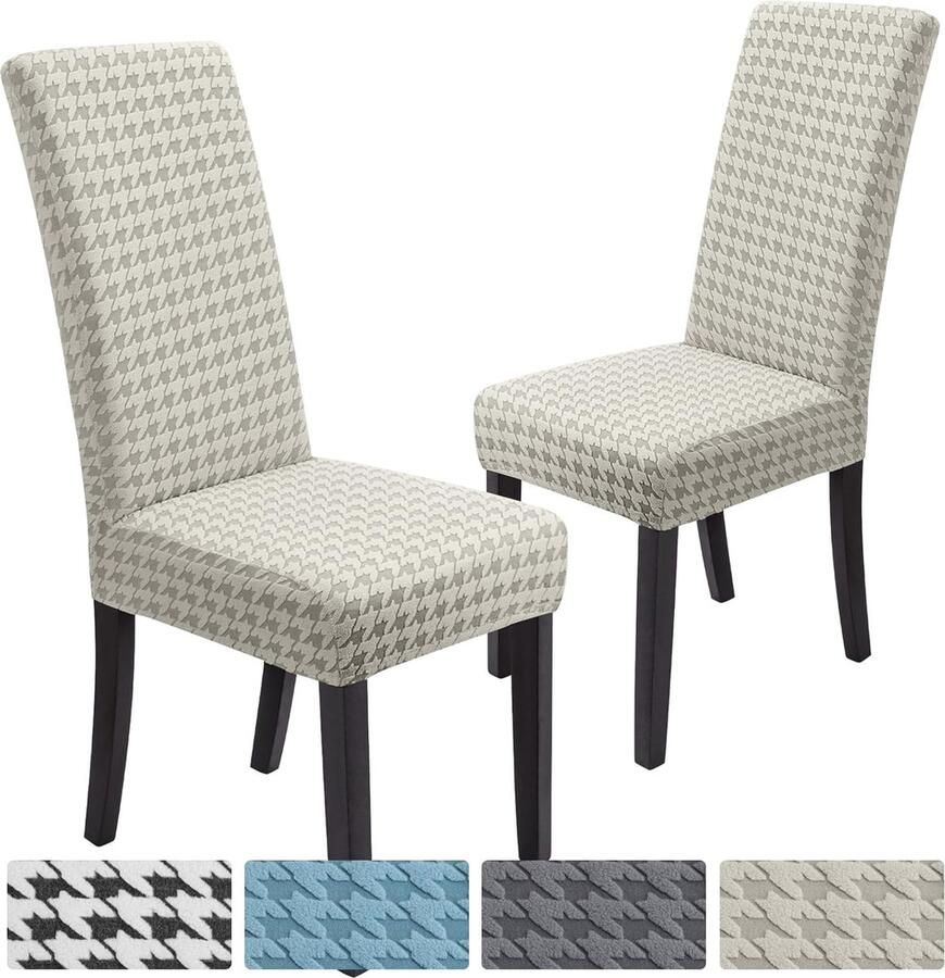 JGS Charmante Stoelhoezen Set van 2 voor Eetkamerstoelen en Feesten