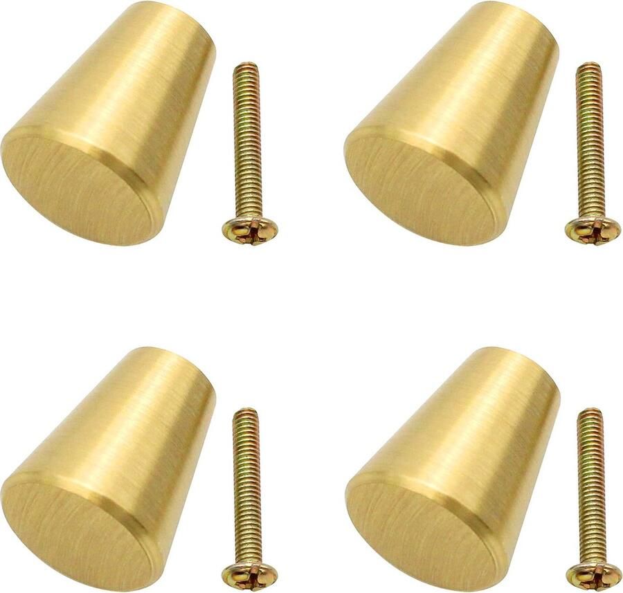 JGS Chique Gouden Meubelknoppen Voor Keuken en Commode Met Solide Messing Afwerking