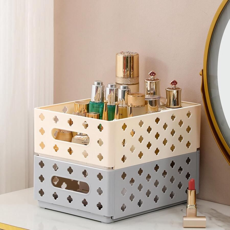 JGS Compacte Inklapbare Opbergdozen Set van 6 Stuks voor Efficiënte Organisatie en Opslag