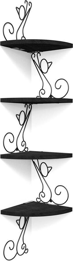 JGS Decoratief Wandrek in Kattenvorm met Vier Vlakken voor Elke Kamer