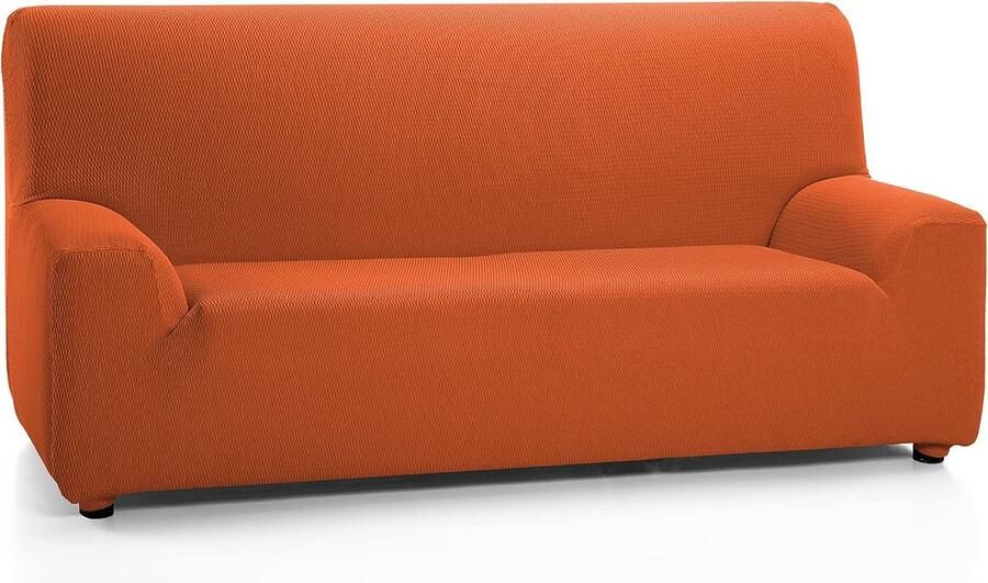 JGS Elastische en Stijlvolle Oranje Hoes voor Grote Banken 4-Zits 220-260 cm