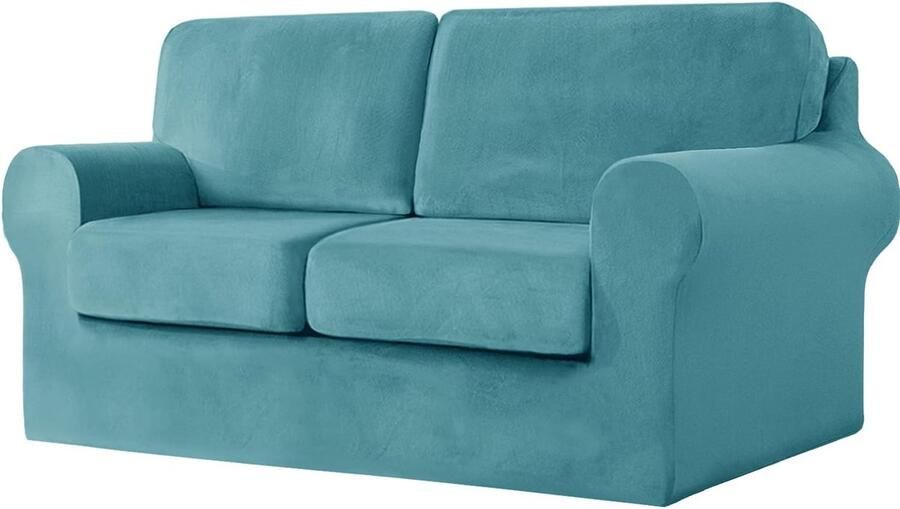 JGS Elastische Fluwelen Bankhoes voor Verschillende Zitplaatsen en Maten