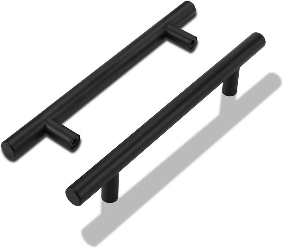 JGS Elegante Zwarte Handgrepen voor Keukenkasten en Meubels Gatafstand 160 mm Set van 15 Stuks