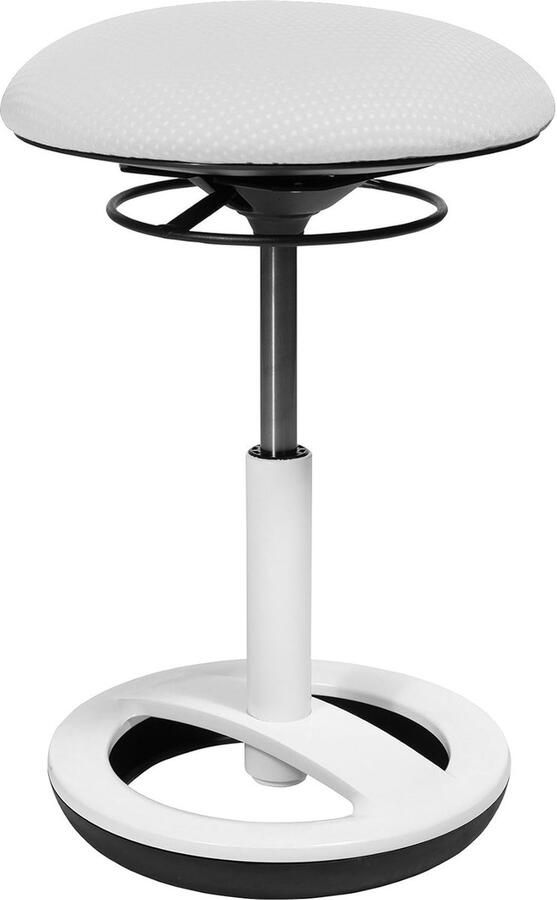 JGS Ergonomische Kruk Met Verstelbare Hoogte En Stijlvolle Stoffen Bekleding