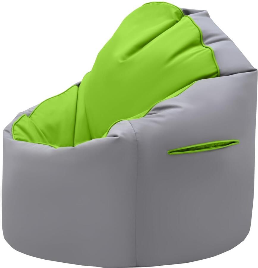 JGS Ergonomische Zitzakstoel voor Binnen en Buiten met Rugondersteuning en Handige Opbergruimte