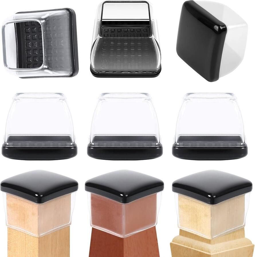 JGS Furniture Beschermkappen voor Tapijt en Harde Vloeren Set van 24 Stuks