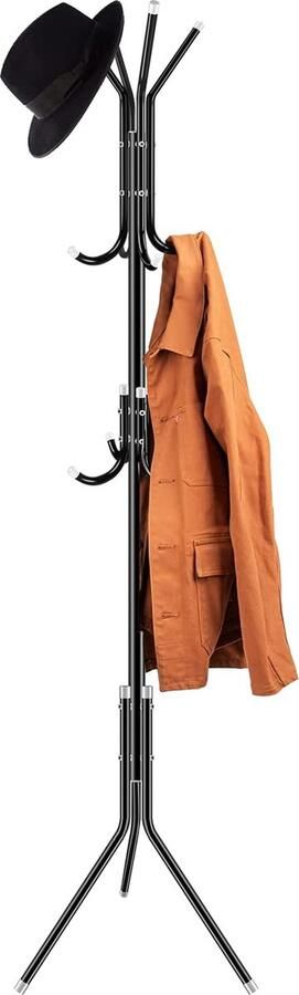 JGS Grote Vrijstaande Kledinghanger met Meerdere Haken voor Entree Huis of Kantoor