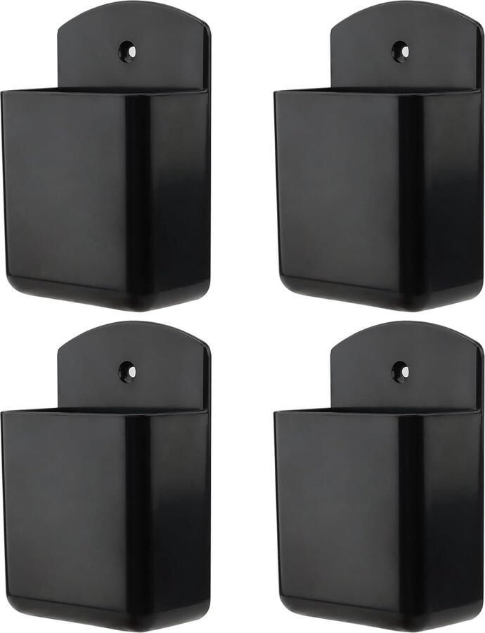 JGS Handige Zelfklevende Opbergbox voor Afstandsbedieningen en Kleine Accessoires Set van 4