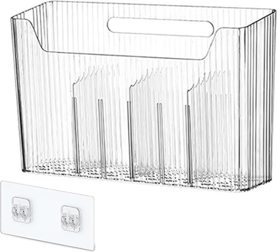 JGS Handige Zelfklevende Wandopbergdoos voor Keuken Badkamer en Koelkast zonder Boren