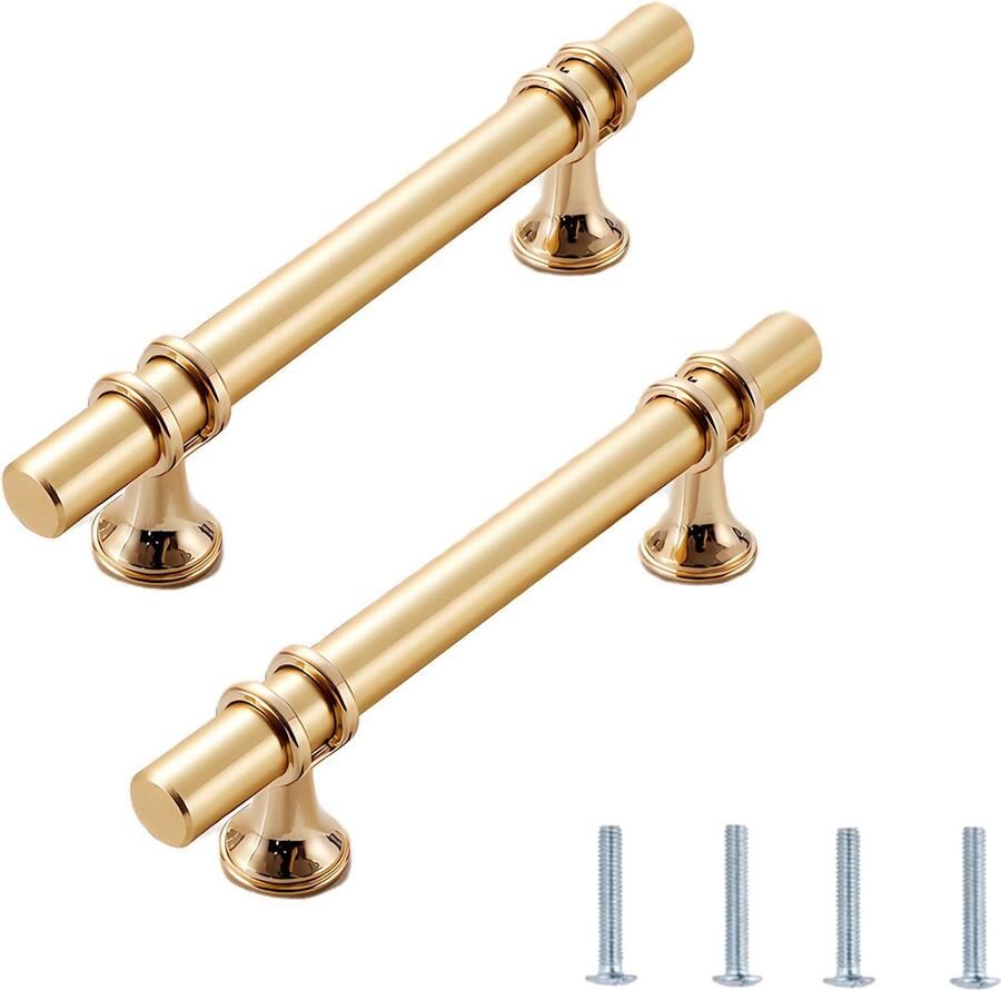 JGS Kastgrepen in Modern Goud Ontwerp voor Keuken en Meubels met Eenvoudige Installatie