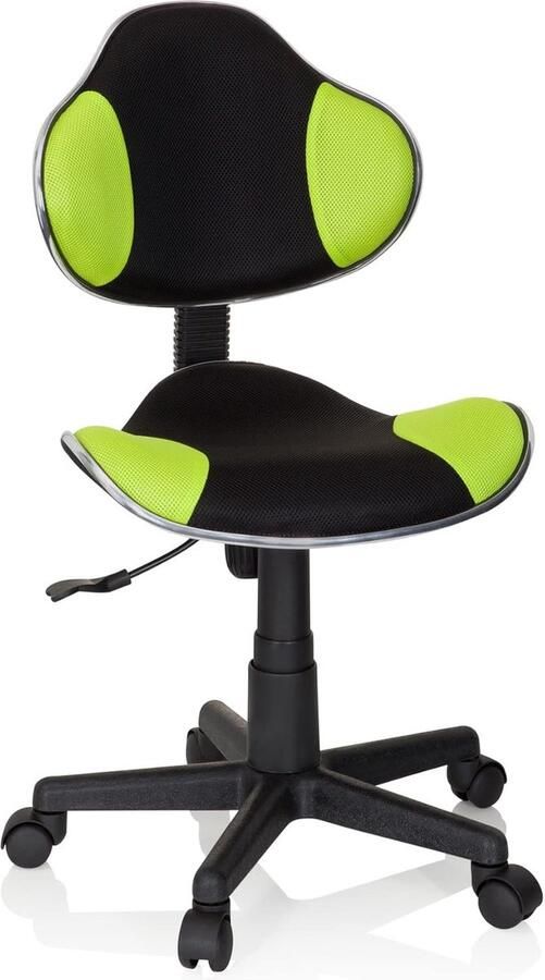 JGS Kinderbureaustoel GTI-2 Ergonomisch & Verstelbaar Zwart Groen