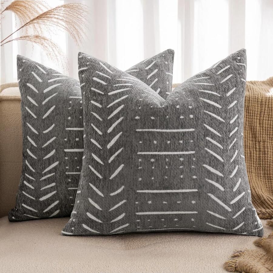 JGS Kussenslopen Set van 2 voor Bank en Woonkamer in Moderne Boho Stijl